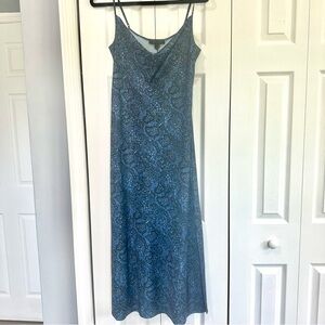 All Saints Hadley Tamora Dress, muted blue